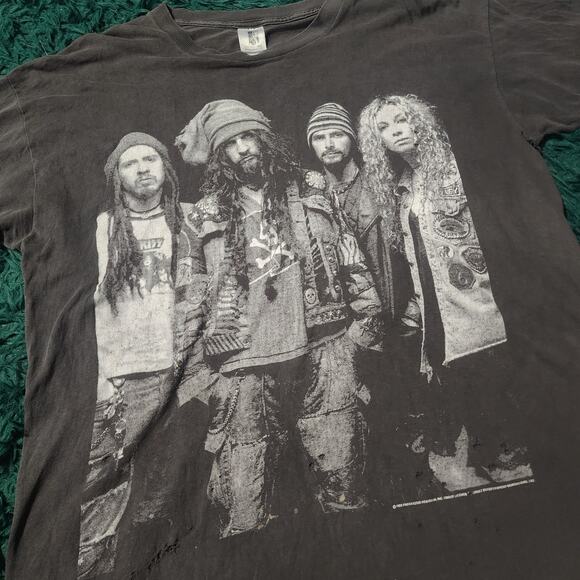 Vintage 1995 White Zombie Band Tee Rob Zombie Metal Tour Shirt - Picture 3 of 9